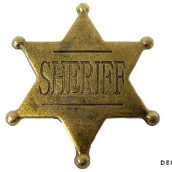 Etoile Sheriff 4.5 cm 6 pointes
