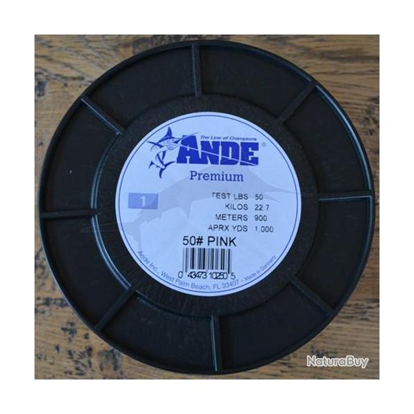 Ande Nylon Premium Pink 50lb