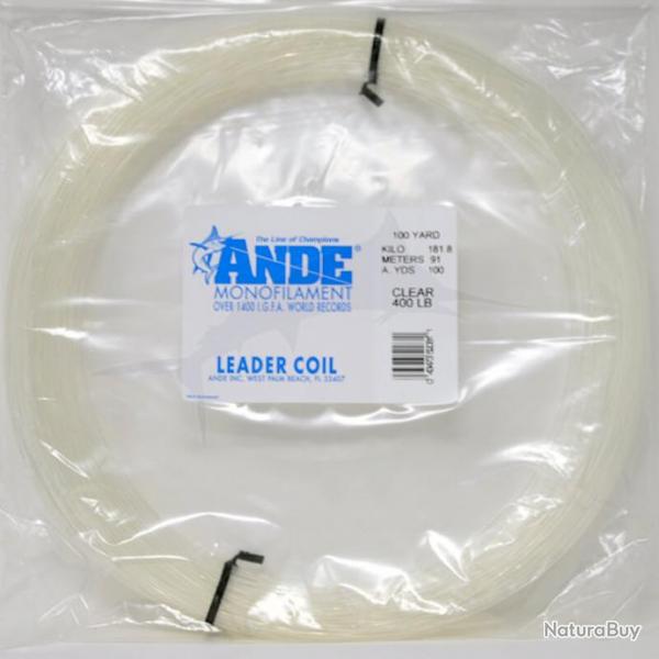 Ande Premium Leader Clear 400lb