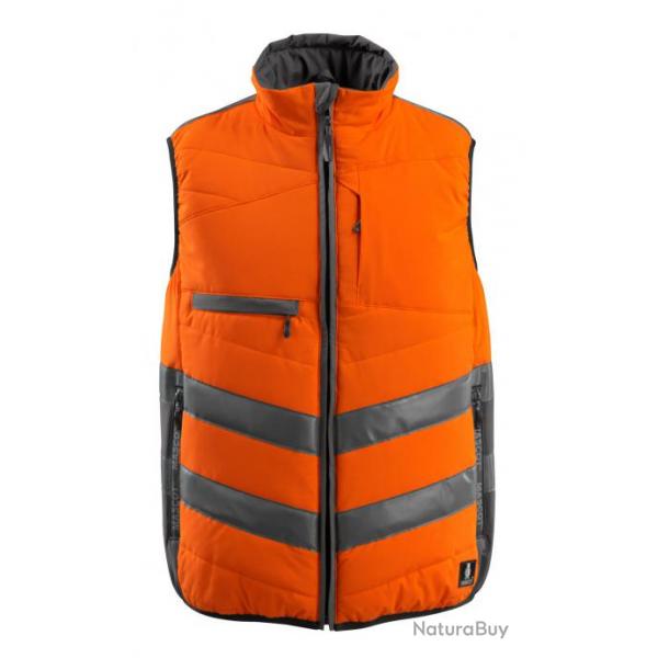 Gilet sans manches rtro-rflchissant MASCOT GRIMSBY 15565-249 Orange XL