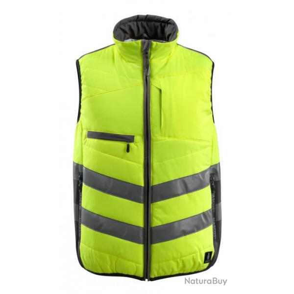 Gilet sans manches rtro-rflchissant MASCOT GRIMSBY 15565-249 Jaune 2XL