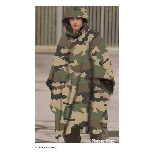 Poncho ripstop camouflage Centre Europe