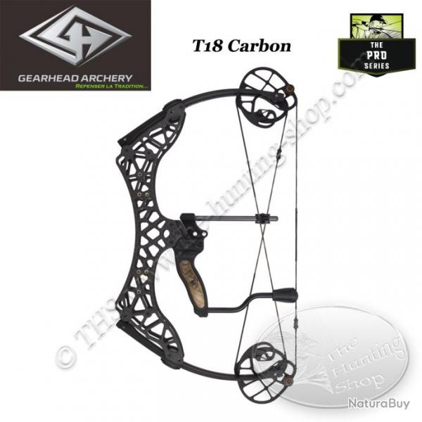 GEARHEAD ARCHERY Pro Series T18 CARBON Arc compound en carbone ultra compact et lger de 18 pouces d