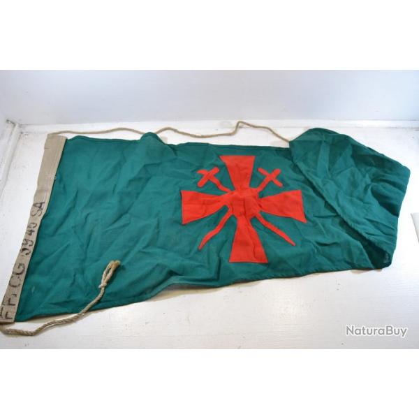 Drapeau / fanion FFCG 39-45 Fdration Franaise des Croix de Guerre, Deuxime Guerre Mondiale