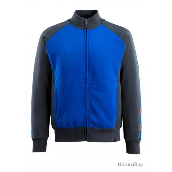 Sweatshirt zipp MASCOT AMBERG 50565-963 S Bleu
