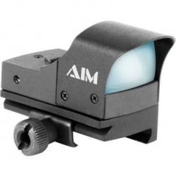 Point rouge lumineux rouge Tactical 1X23MM avec régulateur d'intensité automatique - AIM Sports