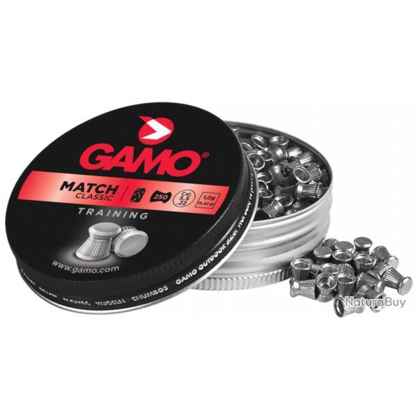 Plombs MATCH CLASSIC 5,5 mm - GAMO   BOITES 250