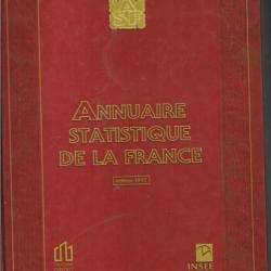 annuaire statistique de la france édition de 1997 , bel état