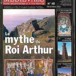 histoire médiévale n°48 le mythe du roi arthur , le siège à l'ancienne, forteresse de montrond