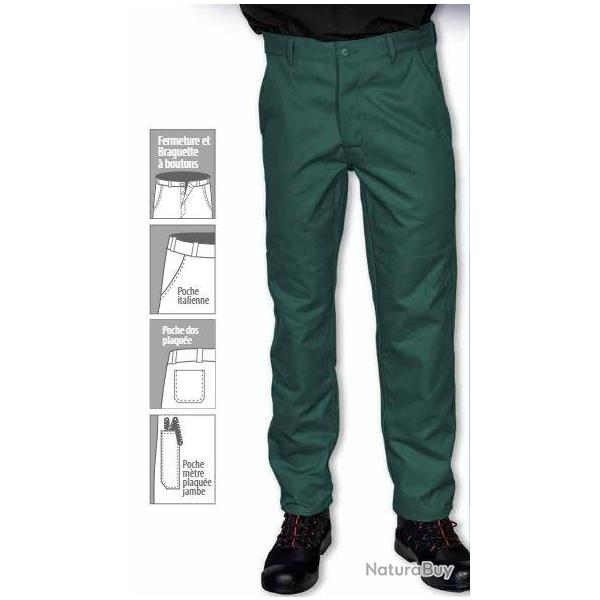 Pantalon de travail polyester/coton No Bleu Hydrone 72