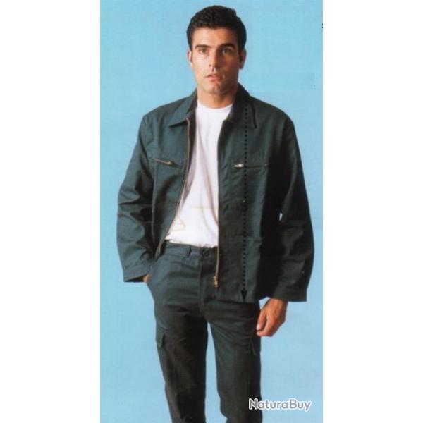 Pantalon avec poches soufflet sur les cots Vert US 42