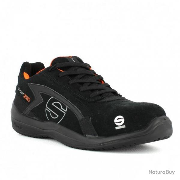 Chaussures de scurit basses S3 SRC Sparco Teamwork Sport Evo Noir