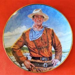 Assiette commemorative john wayne Année 80-90