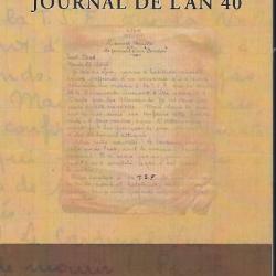 journal de l'an 40 de lucien baclé , occupation, exode , campagne de 1940
