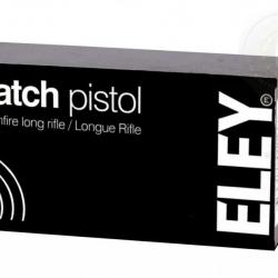 Munitions Cal.22LR Eley MATCH pistolet par 500