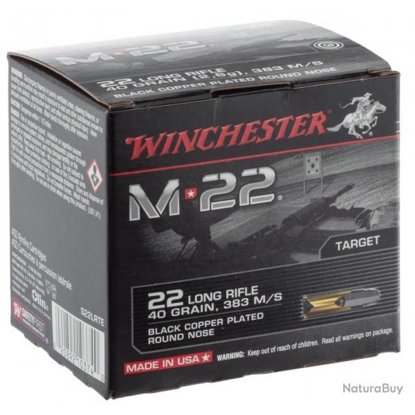 Balles Winchester M22 Calibre 22 LR