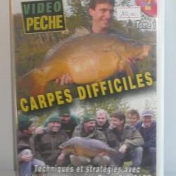 DVD Video Peche Carpes Difficiles