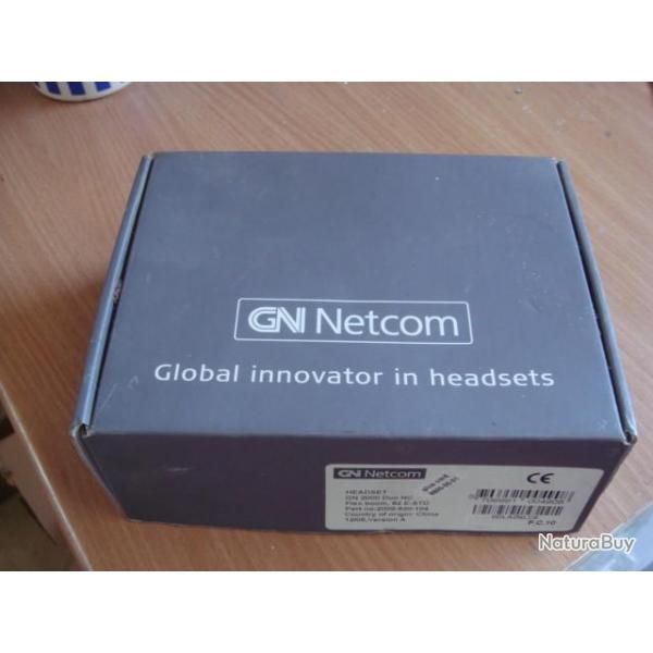 GN Netcom HEADSET GN 2000 NC DUO Neuf emball Part no: 2009-820-104