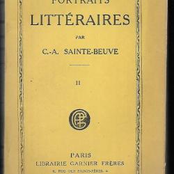 Portraits littéraires sainte-beuve volume 2
