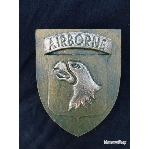 Blason 101me Airborne - Bronze - avec accroche