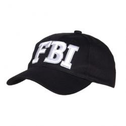 Casquette noire FBI CAP US Federal Bureau of Investigation INTERVENTION SECURITE
