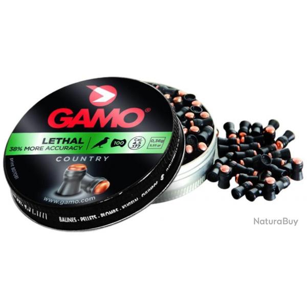 Plombs LETHAL - MORE PENETRATION 4,5 mm - GAMO. Lot de 3 boites.+ Plombs ARMOR - MORE PENETRATION .