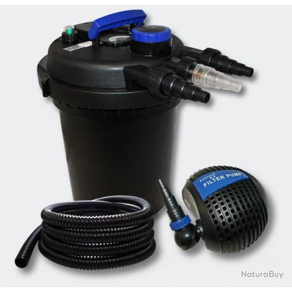 Kit de Filtration  Pression 10000l 11 Watts UVC Strilisateur Pompe Tuyau 4216452