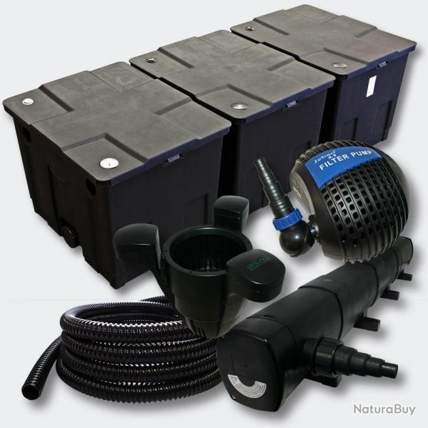 Kit:Filtration de Bassin 90000l 72 Watts UVC Strilisateur Pompe Skimmer 4216465