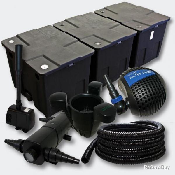 Kit:Filtration de Bassin 90000l Strilisateur Pompe Skimmer Fontaine 4216469