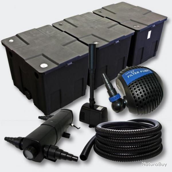 Kit:Filtration de Bassin 90000l Strilisateur Pompe Skimmer Fontaine 4216471