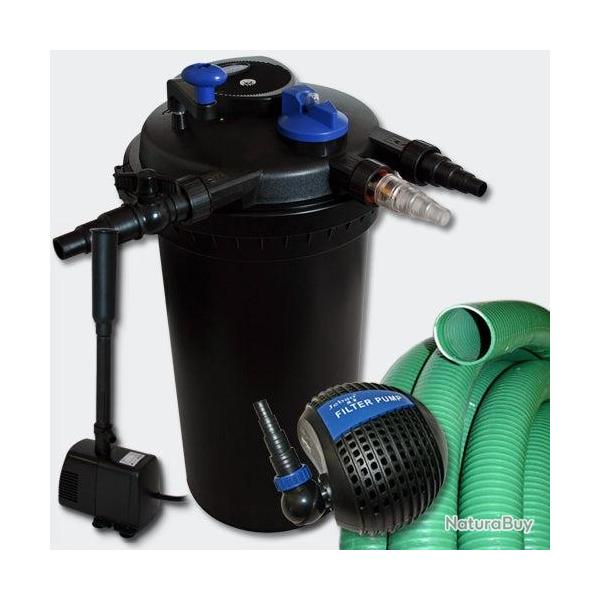 Kit de Filtration  Pression 30000l 18W UVC Strilisateur Pompe Tuyau 4216476