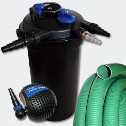 Kit de Filtration à Pression 30000l 18 Watts UVC Stérilisateur Pompe Tuyau 4216477
