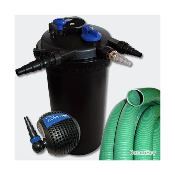 Kit de Filtration  Pression 30000l 18 Watts UVC Strilisateur Pompe Tuyau 4216477