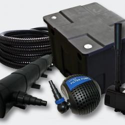 Kit de filtration de bassin 12000l Stérilisateur 72 Watts Pompe Fontaine 4216487