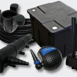 Kit de filtration de bassin 12000l UVC 72 Watts Pompe Skimmer Fontaine 4216493