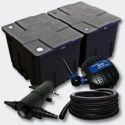 Kit de filtration de bassin Bio Filtre 60000l Pompe éco UVC 36 Watts 4216507