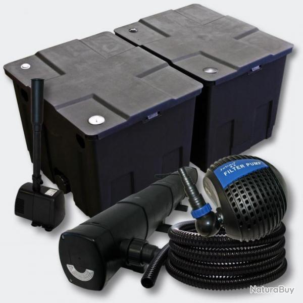 Kit filtration de bassin Bio Filtre 60 000l UVC 72 Watts Pompe Fontaine 4216516