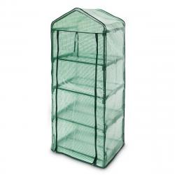 Serre de jardin métal 70 x 160 x 50 cm jardinage plante plastique 1613004