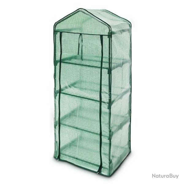 Serre de jardin mtal 70 x 160 x 50 cm jardinage plante plastique 1613004