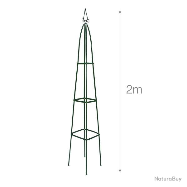 Arc tuteur pour rosiers plante grimpante jardin vert fonc 192 cm 2213002