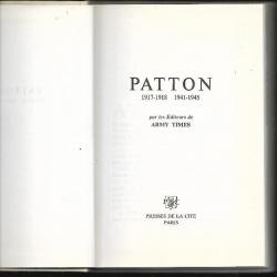 patton 1917-1918 1941-1945 par les éditeurs de army times +  dvd patton george c.scott