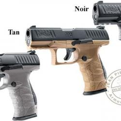 Pistolet CO2 à balles de caoutchouc WALTHER PPQ M2 T4E - Cal.43 Noir