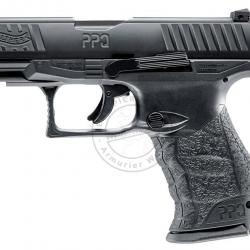 Pistolet CO2 à balles de caoutchouc WALTHER PPQ M2 T4E - Cal.43 Noir