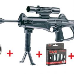 PROMO! Carabine CO2 Beretta CX4 Storm cal. 4,5 mm + Lunette + 500 Plombs Browning + CO2 + Cibles