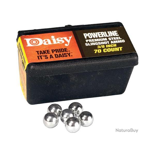 Billes d'acier 9.5 mm Daisy pour lance-pierre
