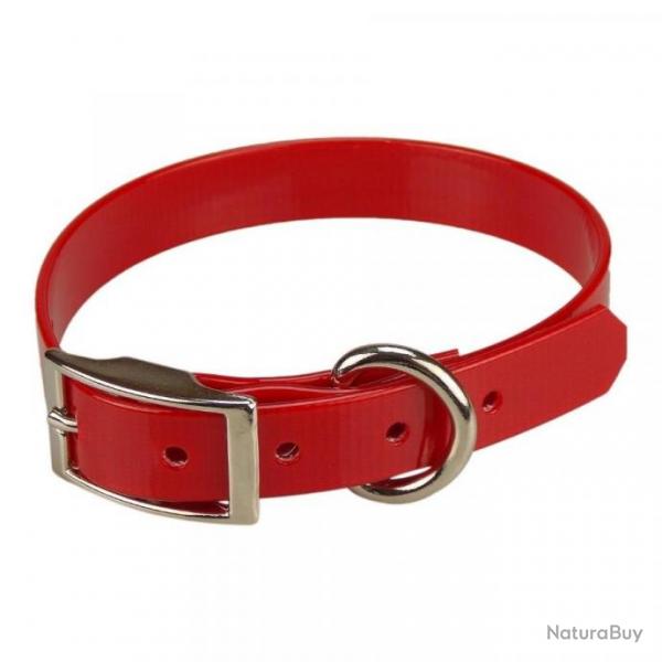 collier HUNT US 19 x 45 cm Rouge - biothane - jokidog