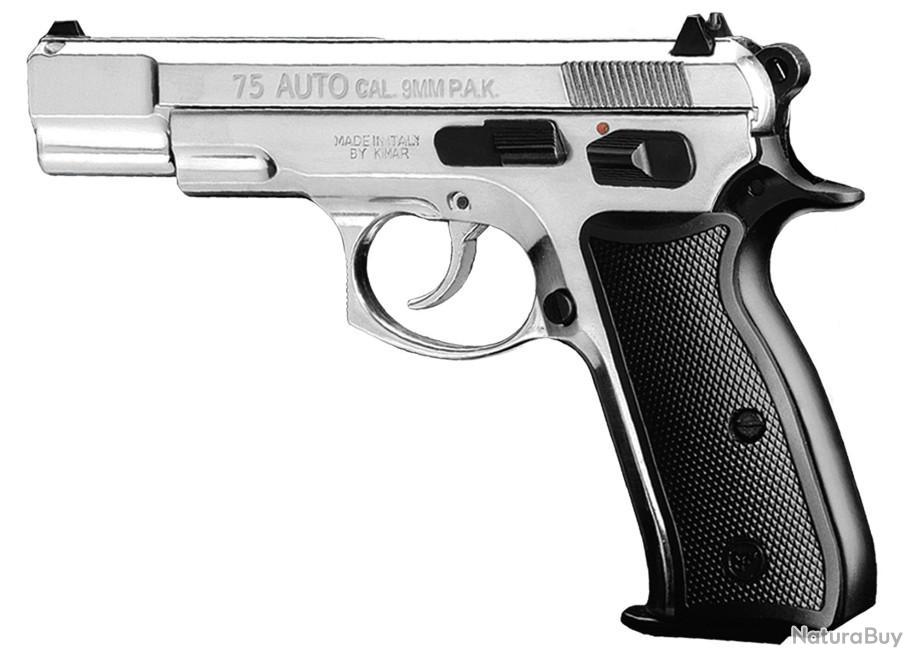 CHIAPPA - Pistolet d'alarme 85 9mm balle à blanc - NOIR - Heritage