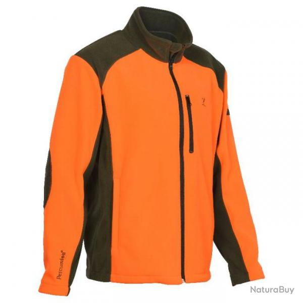 Blouson Polaire Junior Percussion Orange - TAILLE 12 ANS