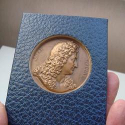 Medaille en bronze Moliere  diametre 5cm