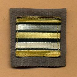 Galon de combat  -  grade de lieutenant-colonel  (galons jaunes)